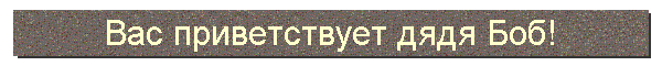Вас приветствует дядя Боб!